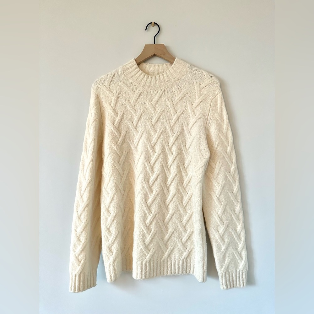 Massimo Dutti crew neck knit sweater LIMITED EDITION